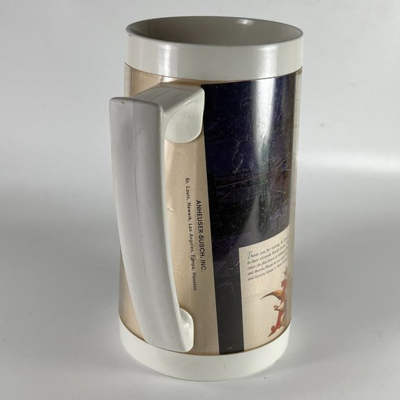 Vtg 1967 World Series Beer Mug Stein Anheuser Busch Cardinals Boston MLB - Picture 3 of 12